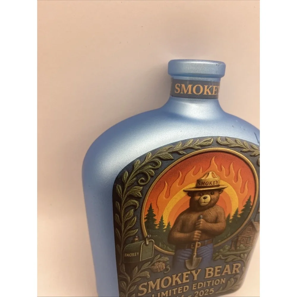 Super Rare Smokey the Bear Bottle Limited Edition See Pics